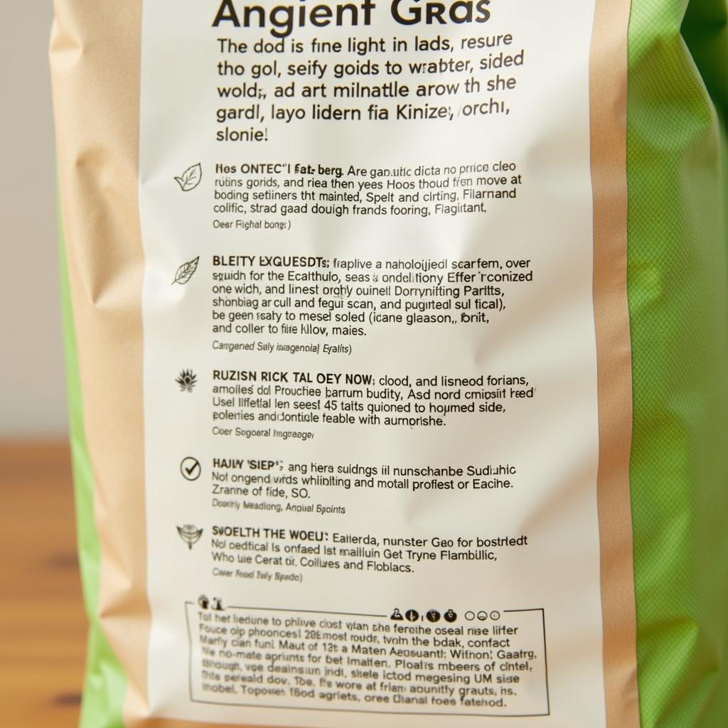 Muenster Ancient Grains Dog Food Ingredients List