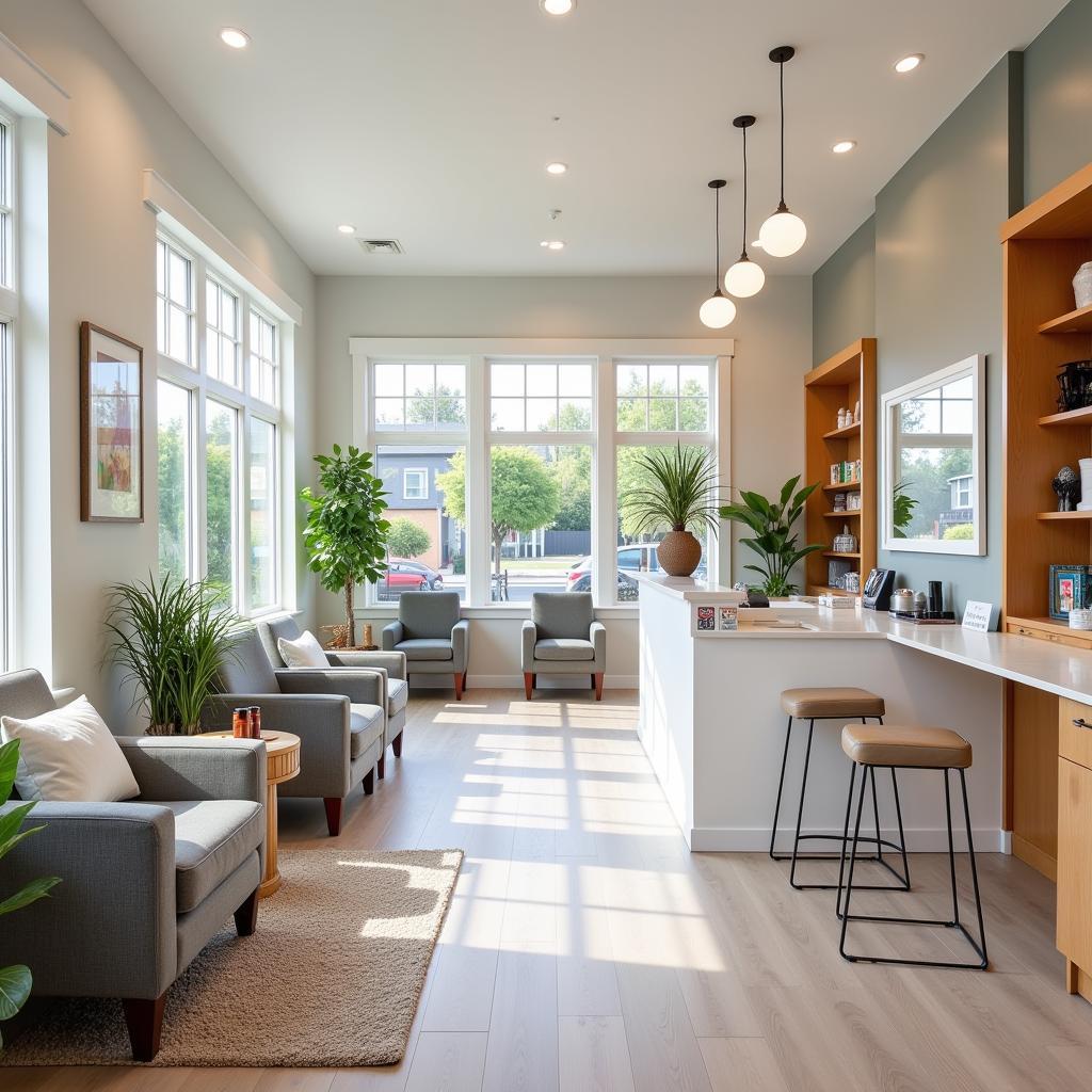 Modern and Clean Nail Salon Interior Near Whole Foods