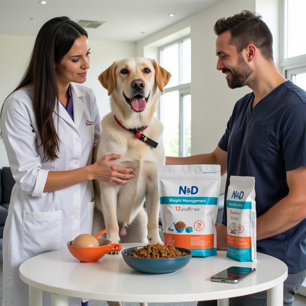 Veterinarian Consulting on N&D Weight Management