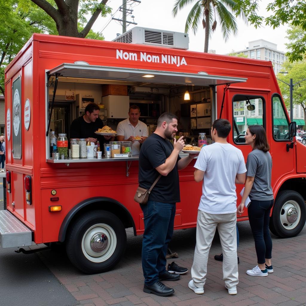 Nom Nom Ninja Food Truck Customer Experience