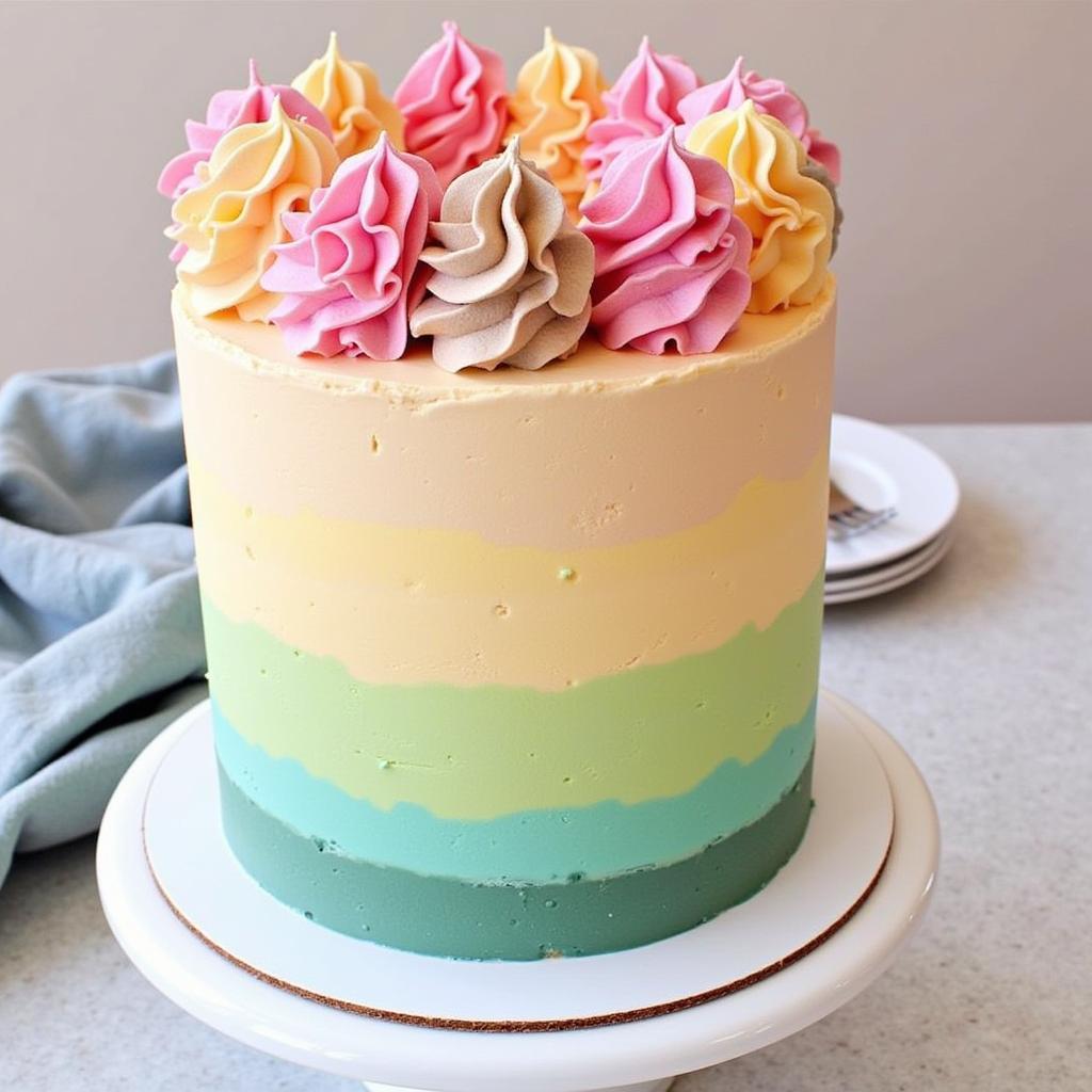 Creative uses of food coloring in cake decorating