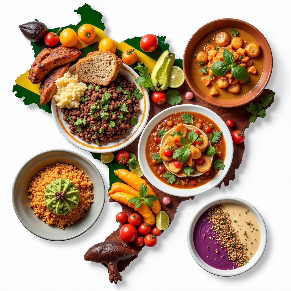 Variety of Brazilian Dishes Available Online