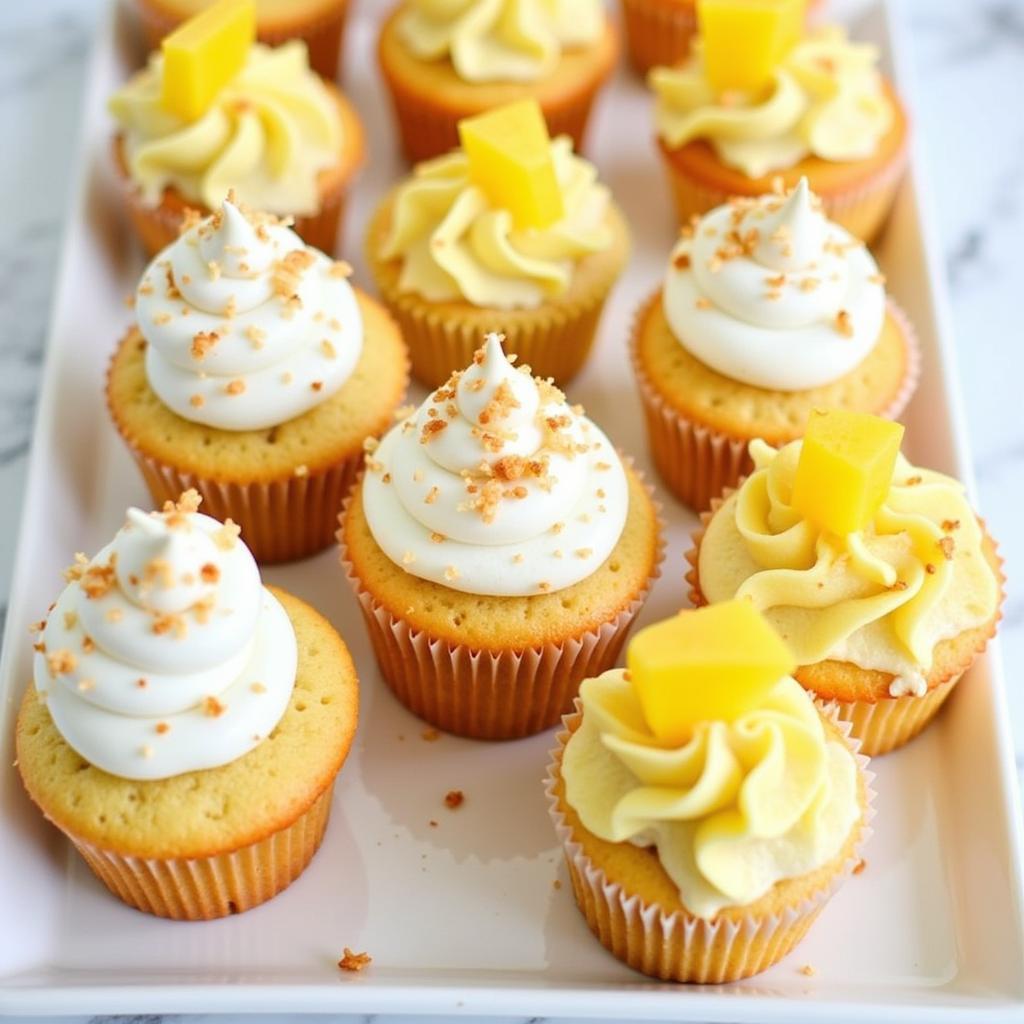 Pineapple Angel Food Cupcakes Variations