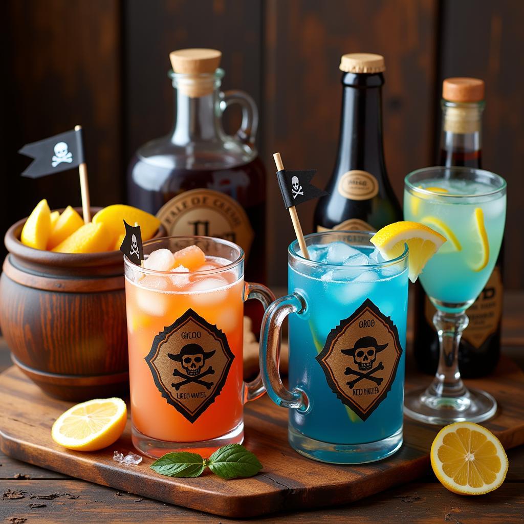 Pirate Themed Party Drinks