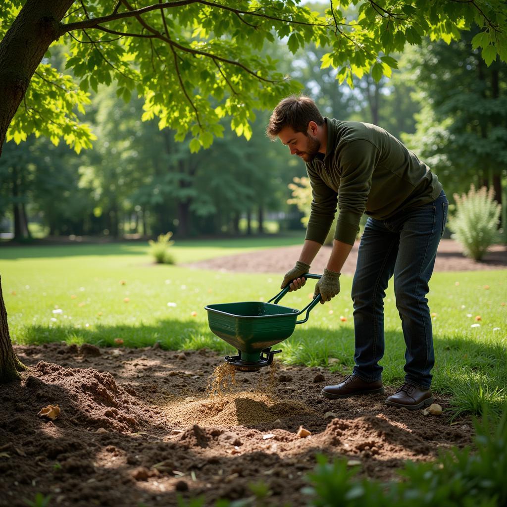 Planting Food Plot in Shade