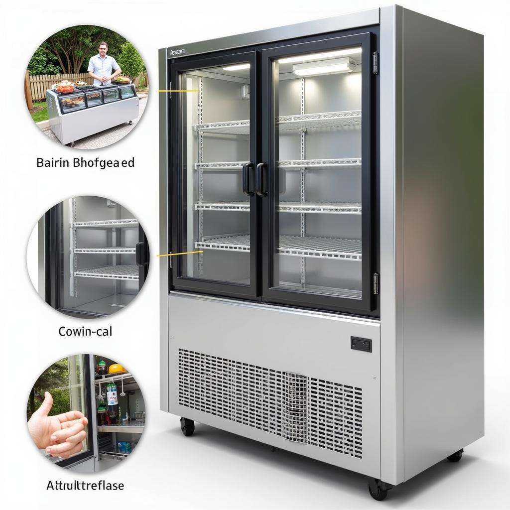 Portable Refrigerated Cold Food Station