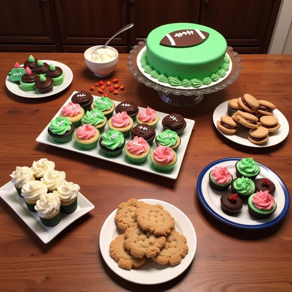 Delicious desserts for a post-draft celebration