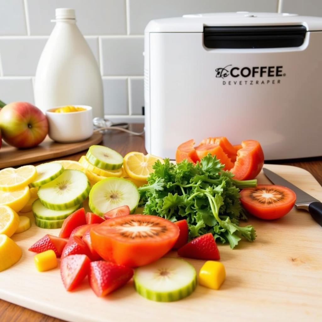 Preparing Food for Dehydration with a Mr. Coffee Dehydrator