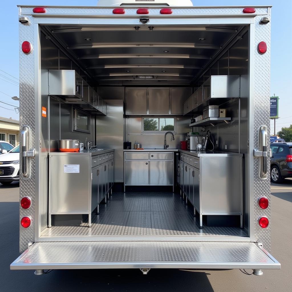 Preparing Food Truck for Sale