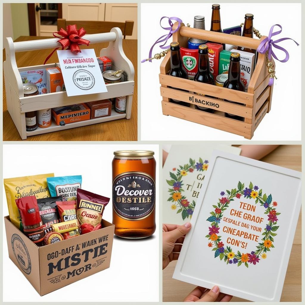 Creative Presentation Ideas for Beer Food Gifts.