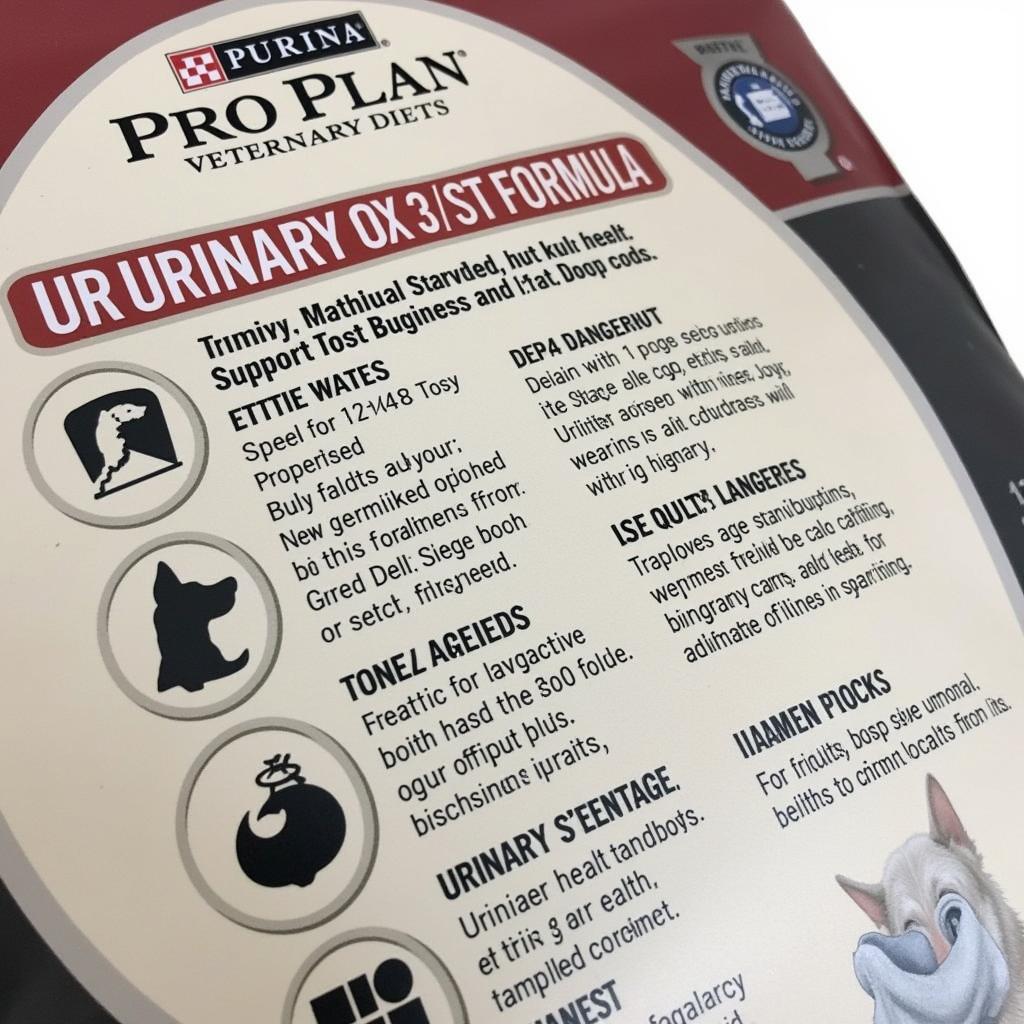 Purina Pro Plan Veterinary Diets UR Urinary Ox/St Formula Dry Dog Food Packaging