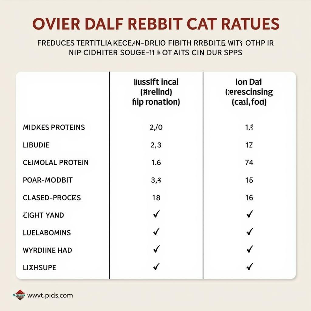 Nutritional Analysis of Freeze-Dried Rabbit Cat Food