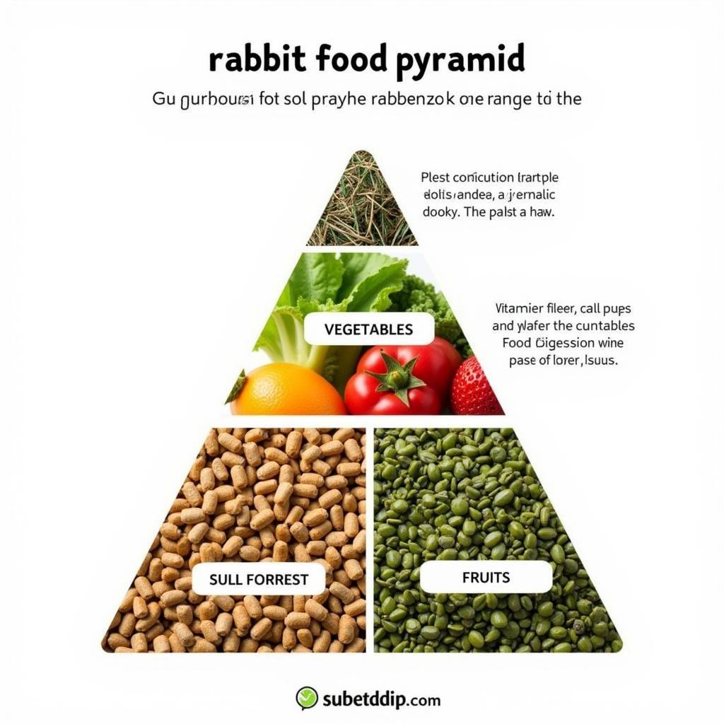 Detailed Bunny Food Pyramid