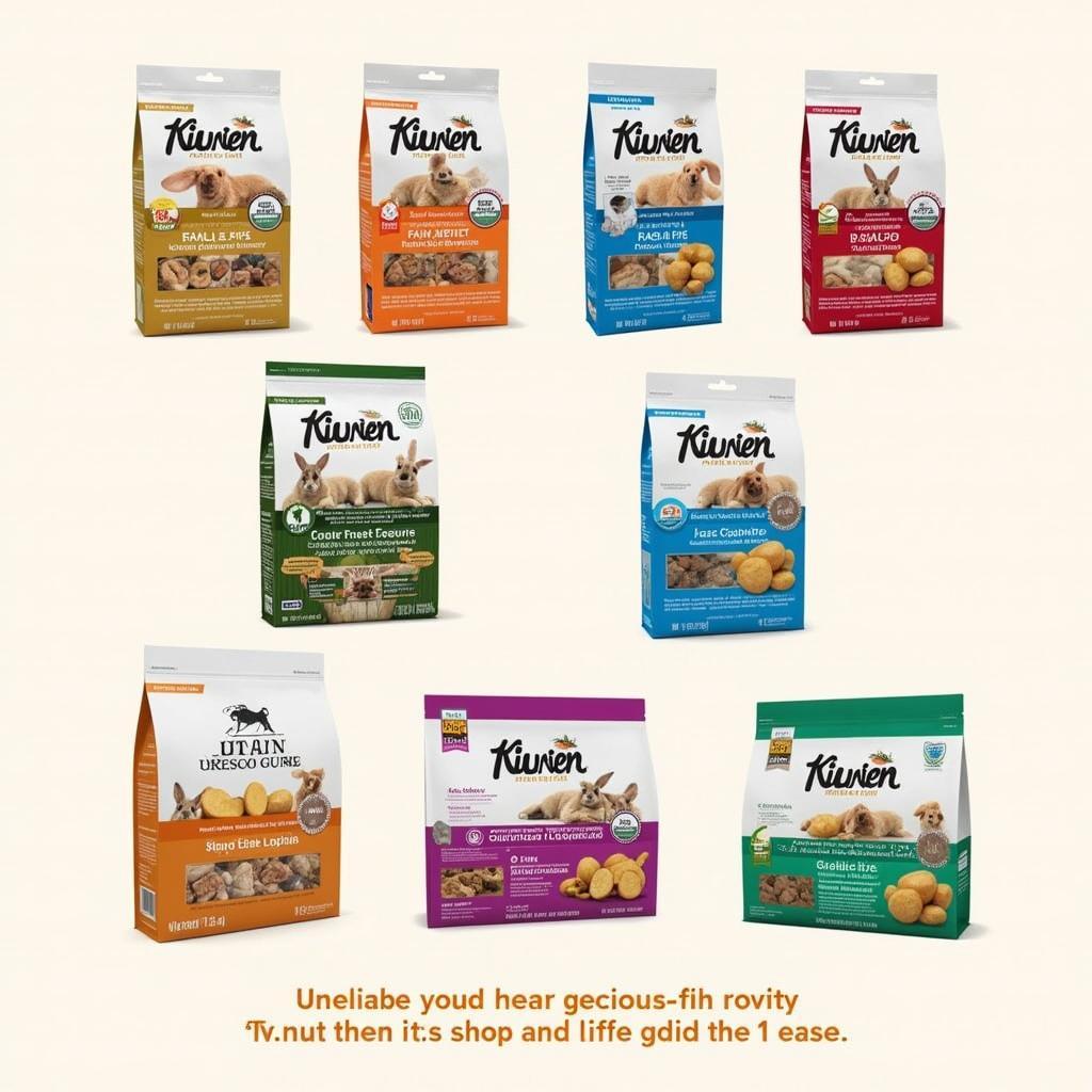 Rabbit and Potato Dog Food Packaging