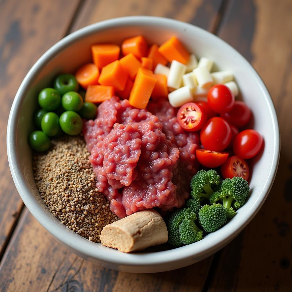 Raw Dog Food Ingredients Commonly Used in Indianapolis