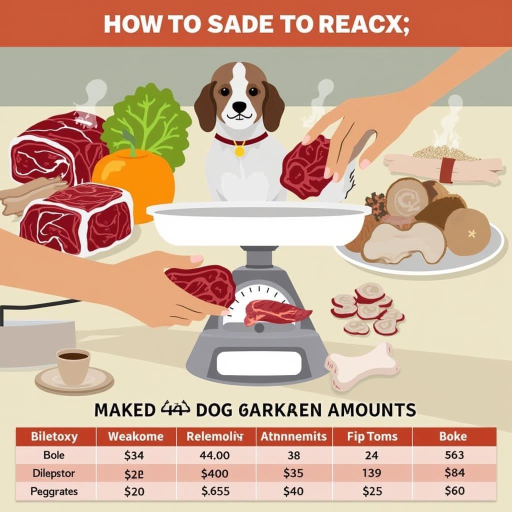 Calculating Raw Food Portions for Dogs