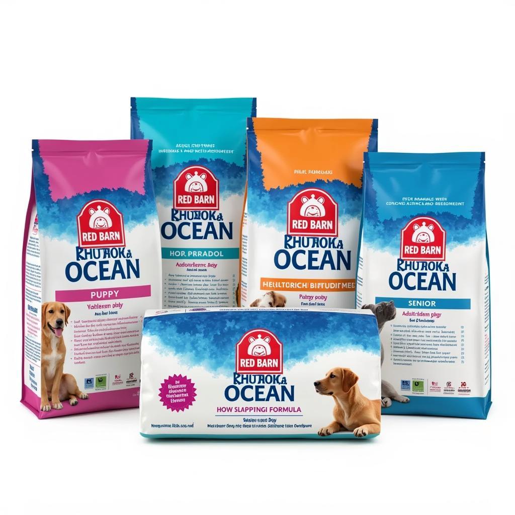 Red Barn Ocean Dog Food Product Line