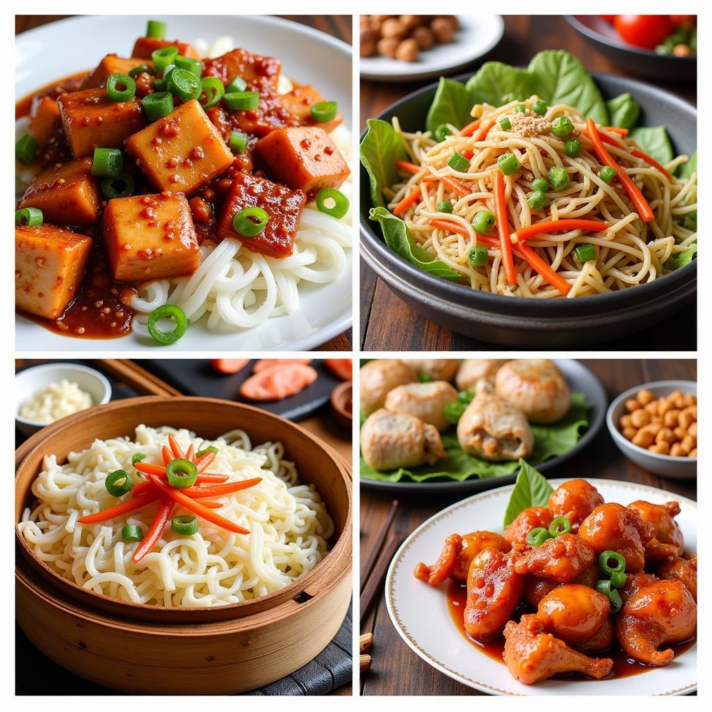 A Variety of Regional Chinese Lunch Specials