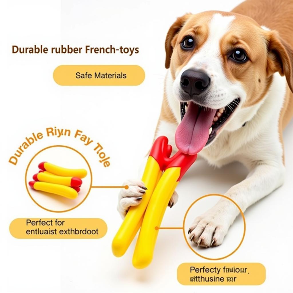 Safe and Durable Fast Food Dog Toys