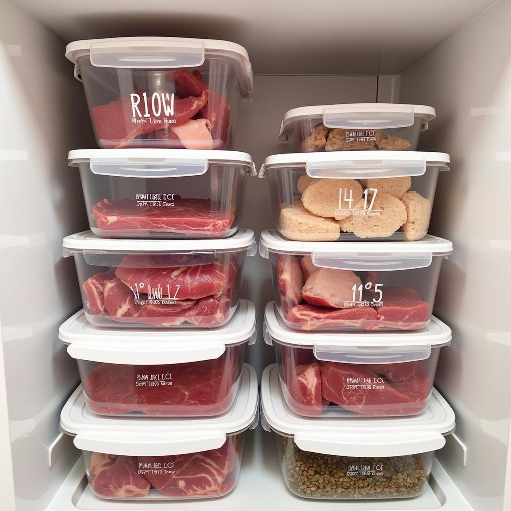 Safe Storage of Raw Dog Food in Bulk