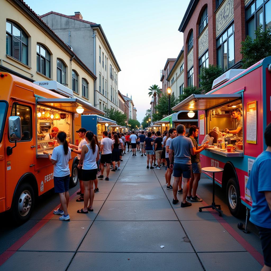 Vibrant Santa Ana Food Truck Scene