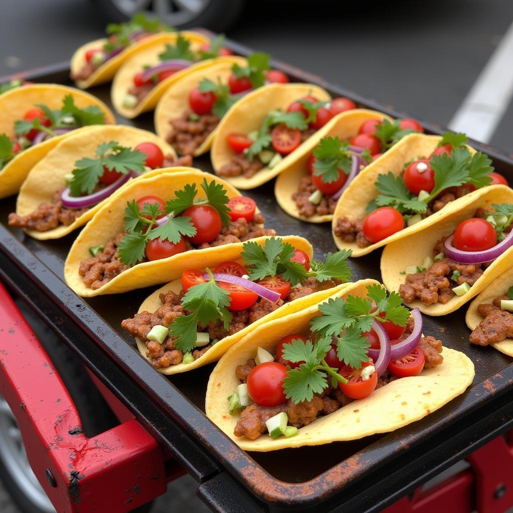 Sizzling Wagon Food Truck Menu - Authentic Street Tacos