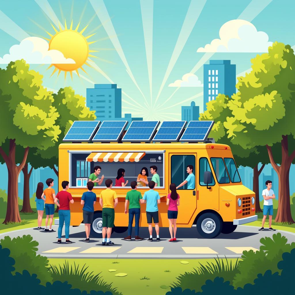 Solar Powered Food Truck Environmental Benefits