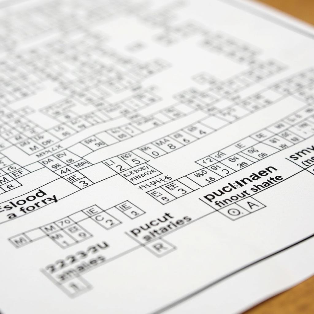 A completed crossword puzzle with the "food contraction" clue correctly filled in.