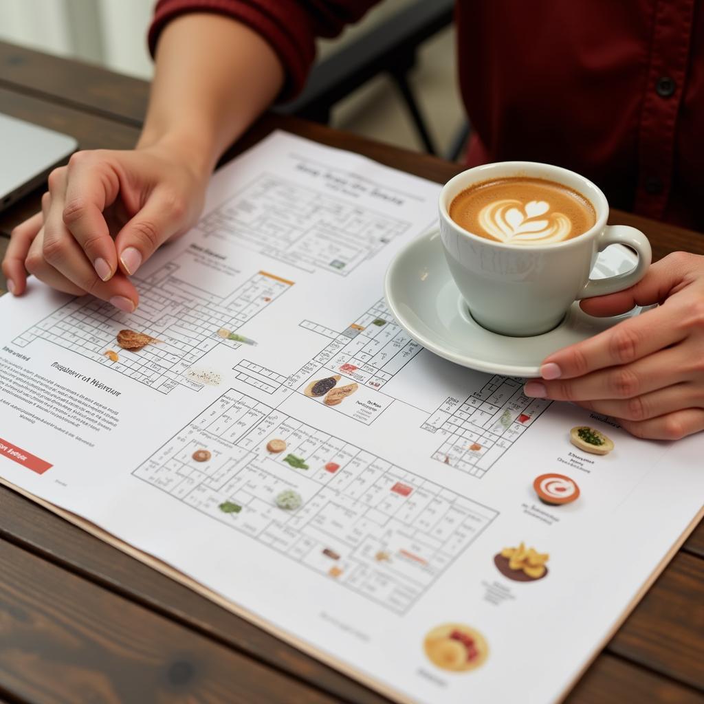 Solving a Food Flavouring Crossword