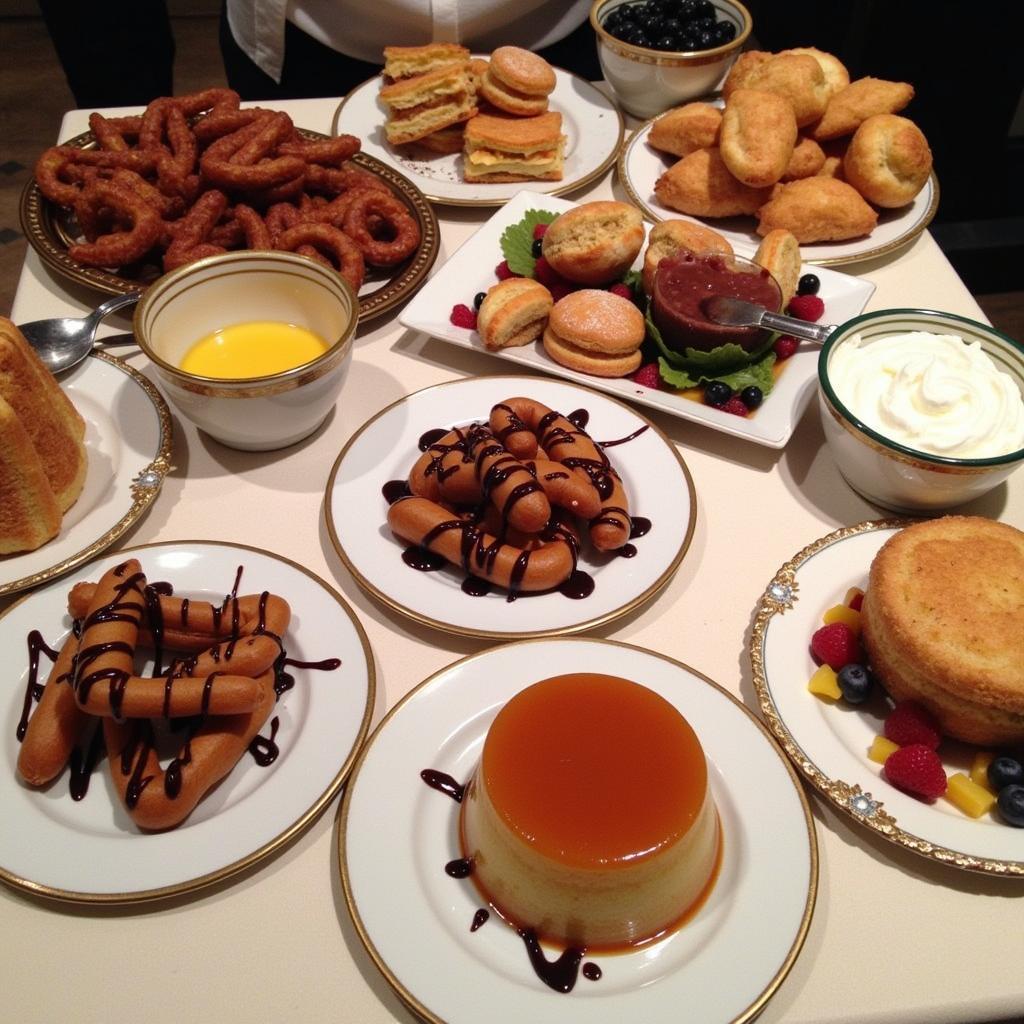 Spanish Catering Dessert Table