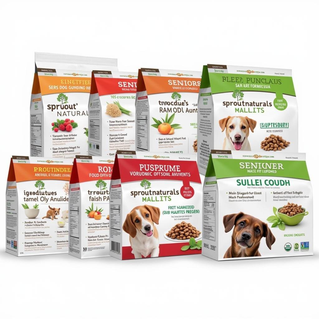 Sprout Naturals Dog Food Packaging