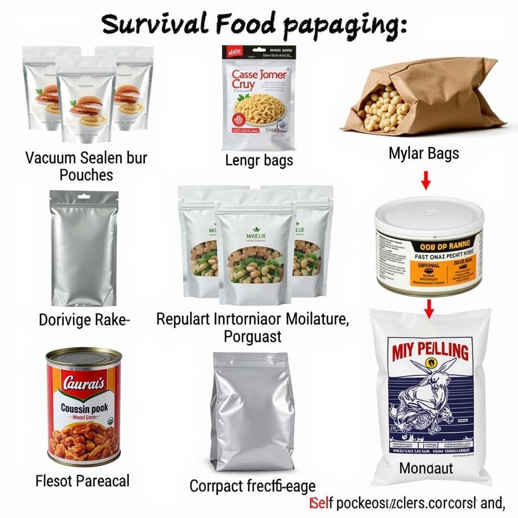 Survival Food Packaging for Long-Term Storage