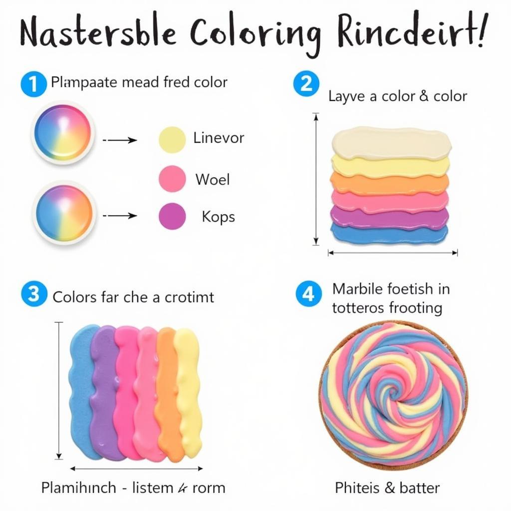 Different Techniques for Using Coloring Food Gel