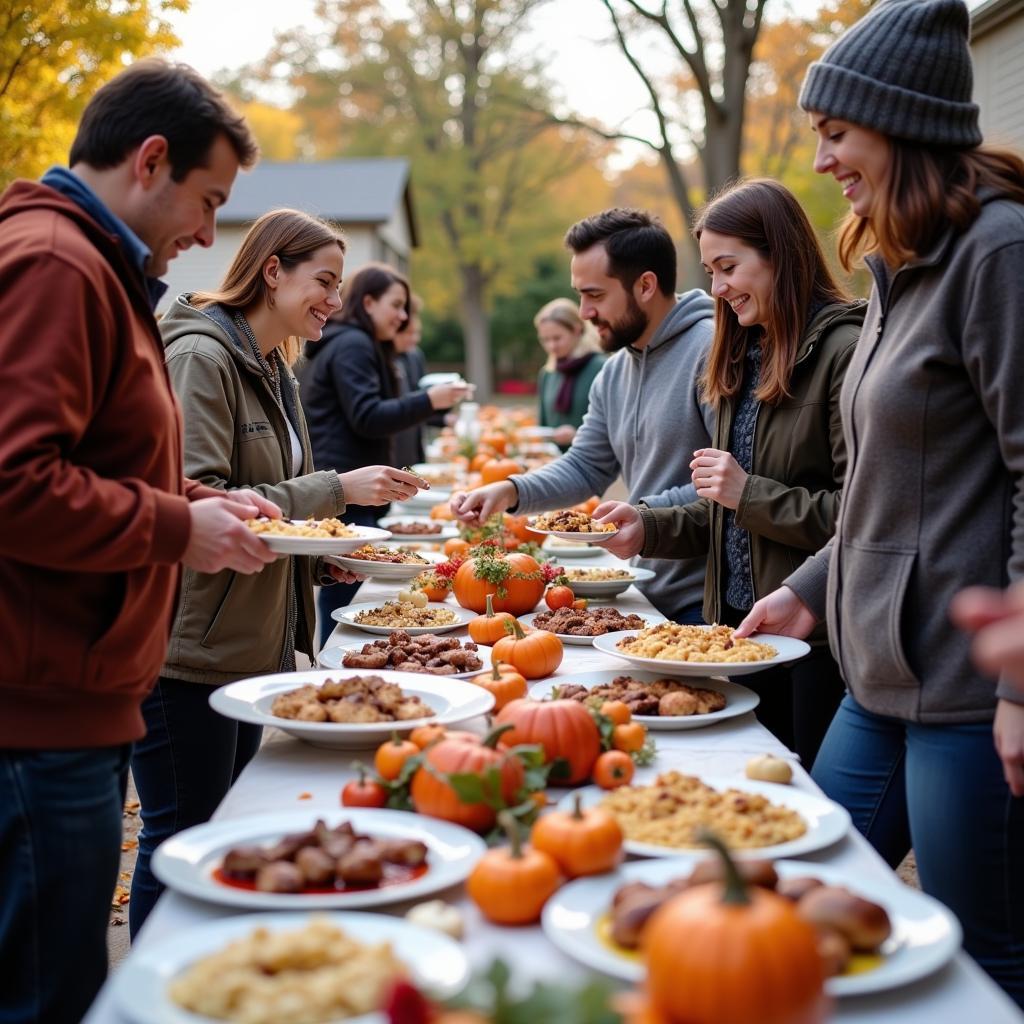 Thanksgiving Meal for Homeless People