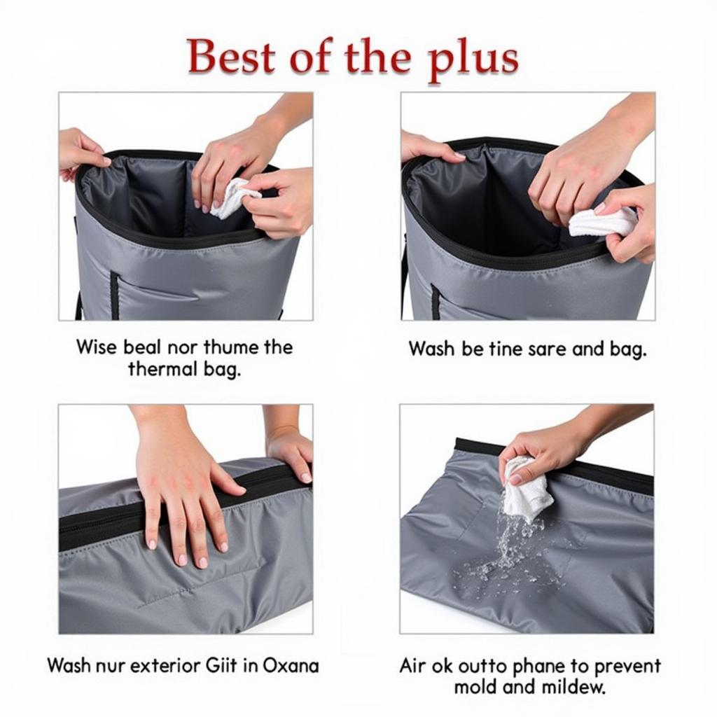 Tips for cleaning thermal bags