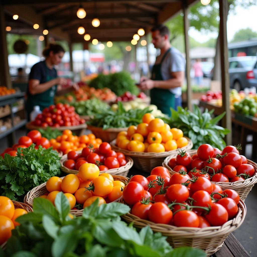 Fresh, locally sourced ingredients used in Traer restaurants