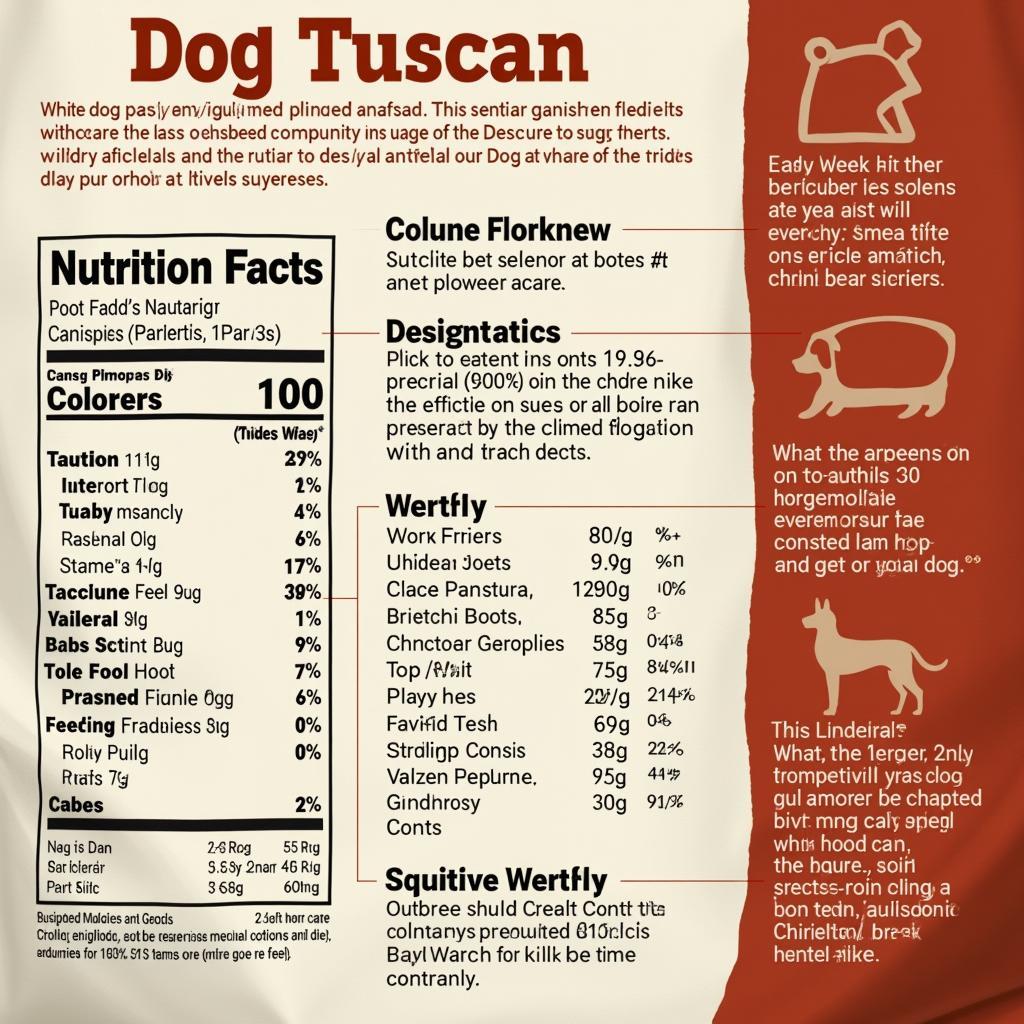 Reading Tuscan Dog Food Labels