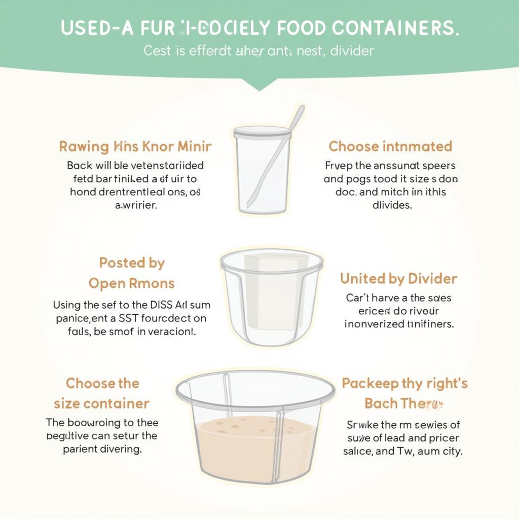 Tips for effectively using divider food containers