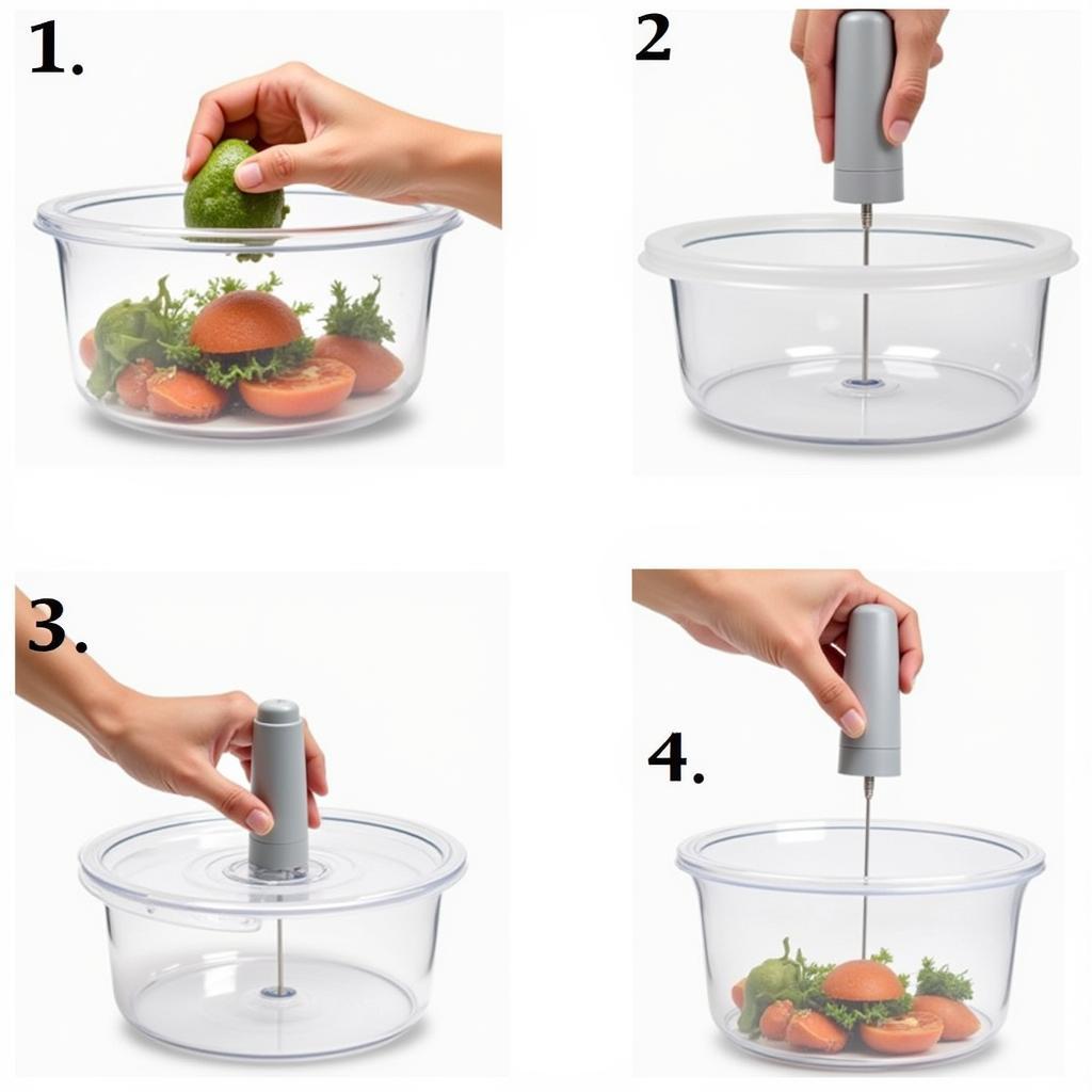 Step-by-step guide on Using a Vacuum Food Container with Pump