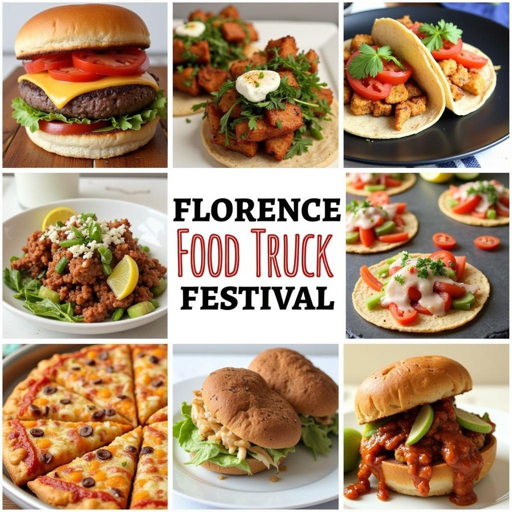 A Wide Variety of Food Options at the Florence Food Truck Festival