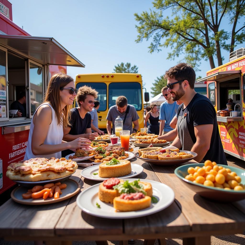 Delicious eats at the Virginia Beach food truck festival