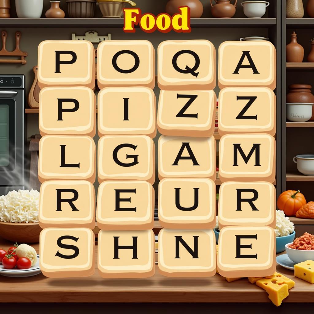 WordBrain 2 Food Level Screenshot