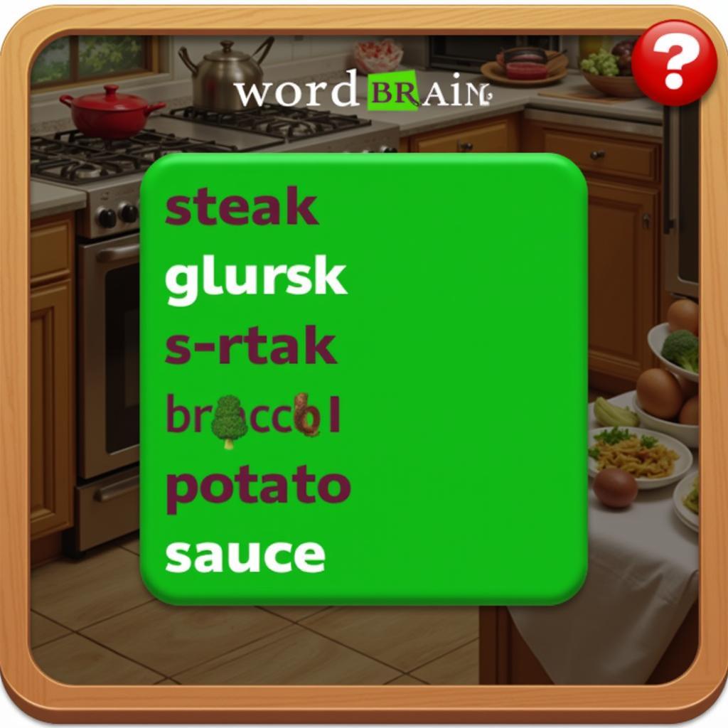 WordBrain 2 Food Level Solution